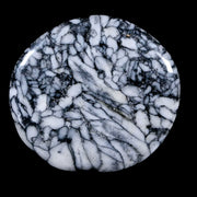 46MM Pinolite Polished Palm Stone Mineral Specimen Panolith Austria