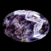 2.4" Chevron Amethyst Polished Crystal Mineral Palm Stone Specimen Brazil