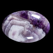 2.4" Chevron Amethyst Polished Crystal Mineral Palm Stone Specimen Brazil