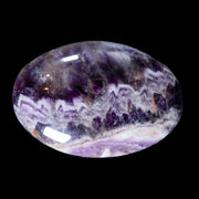 2.4" Chevron Amethyst Polished Crystal Mineral Palm Stone Specimen Brazil