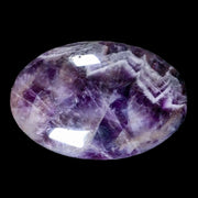 2.4" Chevron Amethyst Polished Crystal Mineral Palm Stone Specimen Brazil