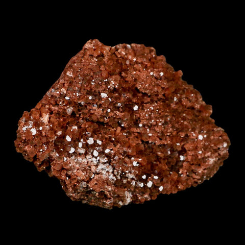 4.5" Aragonite Mineral Red Crystal Cluster Specimen Tazouta Morocco - Fossil Age Minerals