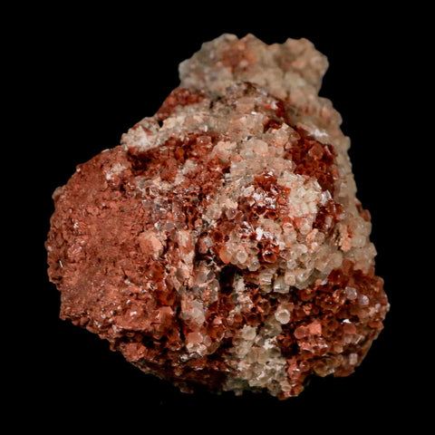 4" Aragonite Mineral Two Tone Red Crystal Cluster Specimen Tazouta Morocco - Fossil Age Minerals