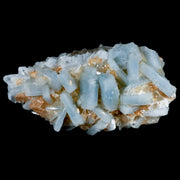 3.8" Ice Blue Tabular Barite Blades Crystal Mineral Specimen Meknes-Tafilalet  Morocco