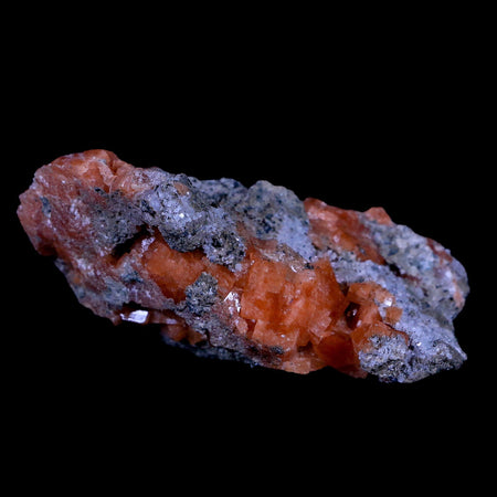 2.9" Orange Chabazite Zeolite Mineral Specimen Er Rachidia Province, Morocco