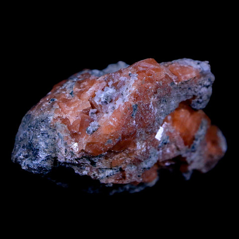 2.9" Orange Chabazite Zeolite Mineral Specimen Er Rachidia Province, Morocco - Fossil Age Minerals