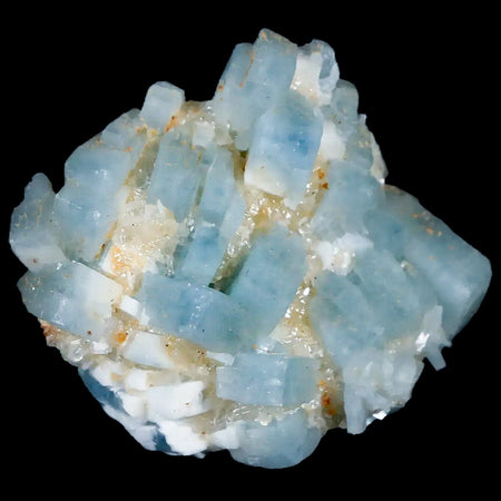 2.5" Ice Blue Tabular Barite Blades Crystal Mineral Specimen Meknes-Tafilalet  Morocco