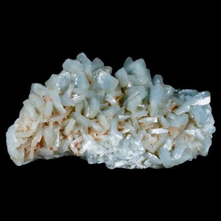 5.3" Ice Blue Tabular Barite Blades Crystal Mineral Specimen Meknes-Tafilalet  Morocco