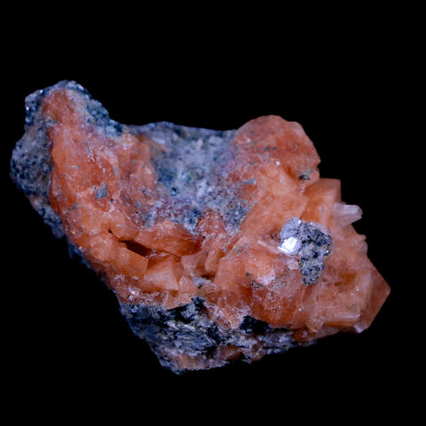 1.6" Orange Chabazite Zeolite Mineral Specimen Er Rachidia Province, Morocco - Fossil Age Minerals
