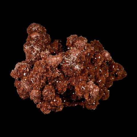 9.5" Aragonite Mineral Red Crystal Cluster Specimen Tazouta Morocco - Fossil Age Minerals