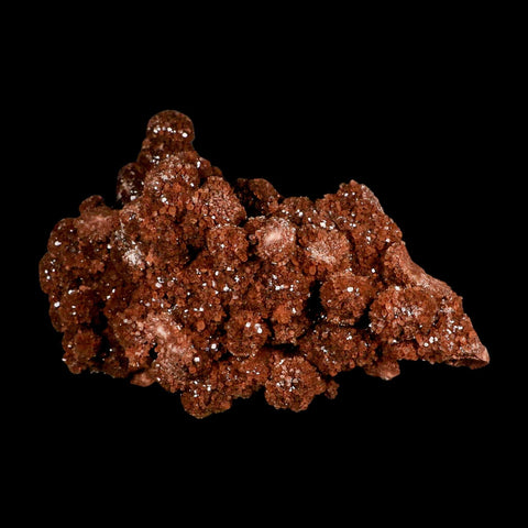 9.5" Aragonite Mineral Red Crystal Cluster Specimen Tazouta Morocco - Fossil Age Minerals