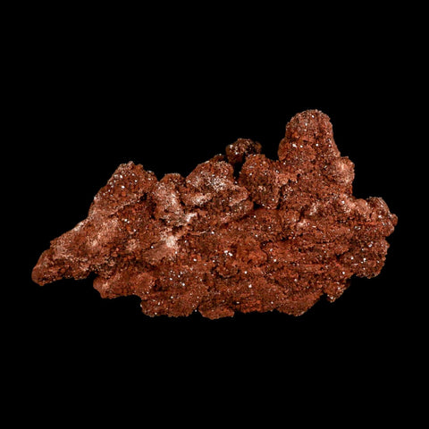 9.5" Aragonite Mineral Red Crystal Cluster Specimen Tazouta Morocco - Fossil Age Minerals