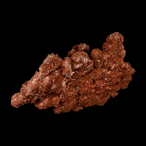 9.5" Aragonite Mineral Red Crystal Cluster Specimen Tazouta Morocco - Fossil Age Minerals