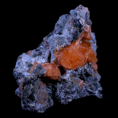 2.5" Orange Chabazite Zeolite Mineral Specimen Er Rachidia Province, Morocco