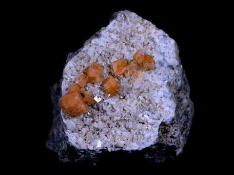 2.1" Orange Chabazite Zeolite Mineral Specimen Er Rachidia Province, Morocco - Fossil Age Minerals