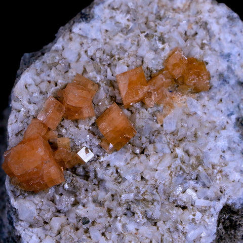 2.1" Orange Chabazite Zeolite Mineral Specimen Er Rachidia Province, Morocco - Fossil Age Minerals