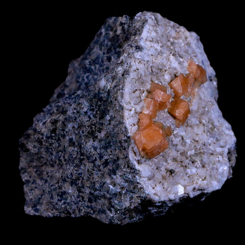 2.1" Orange Chabazite Zeolite Mineral Specimen Er Rachidia Province, Morocco - Fossil Age Minerals