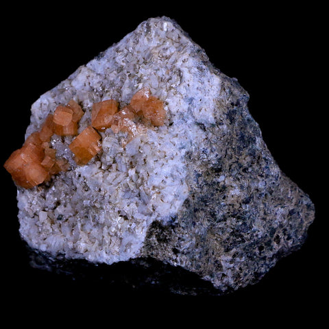 2.1" Orange Chabazite Zeolite Mineral Specimen Er Rachidia Province, Morocco - Fossil Age Minerals
