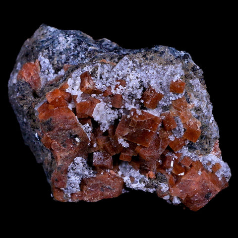 1.7" Dark Orange Chabazite Zeolite Mineral Specimen Er Rachidia Province, Morocco - Fossil Age Minerals