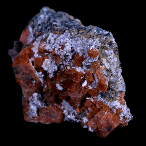 1.7" Dark Orange Chabazite Zeolite Mineral Specimen Er Rachidia Province, Morocco - Fossil Age Minerals