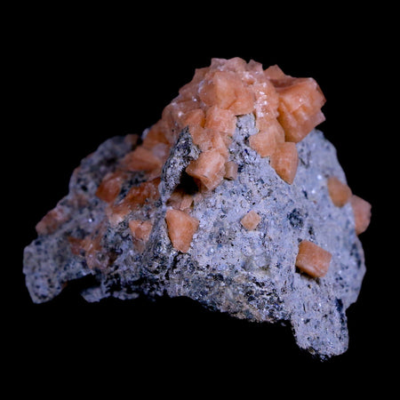 2.4" Orange Chabazite Zeolite Mineral Specimen Er Rachidia Province, Morocco