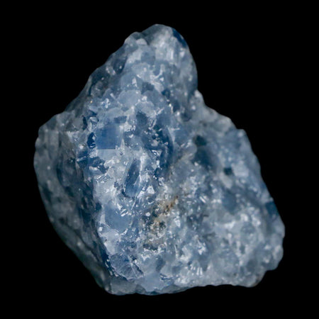 2" Natural Rough Ice Blue Calcite Crystal Mineral Specimen Nuevo Leon Mexico