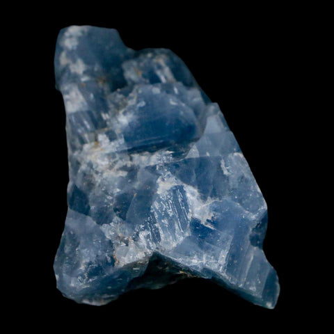 1.8" Natural Rough Ice Blue Calcite Crystal Mineral Specimen Nuevo Leon Mexico - Fossil Age Minerals