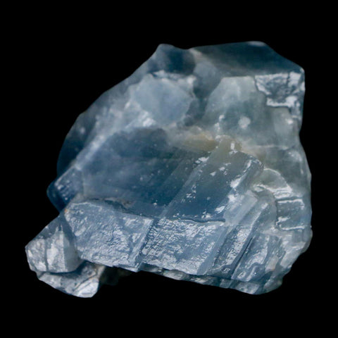 2.1" Natural Rough Ice Blue Calcite Crystal Mineral Specimen Nuevo Leon Mexico - Fossil Age Minerals