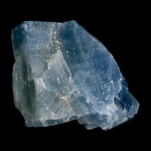 2.1" Natural Rough Ice Blue Calcite Crystal Mineral Specimen Nuevo Leon Mexico - Fossil Age Minerals