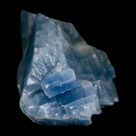 2.1" Natural Rough Ice Blue Calcite Crystal Mineral Specimen Nuevo Leon Mexico - Fossil Age Minerals