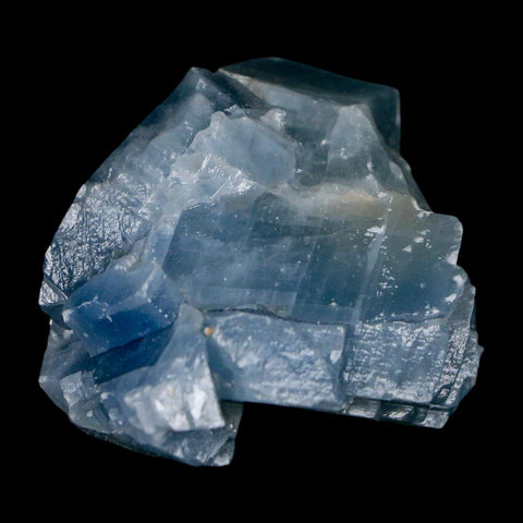 2.1" Natural Rough Ice Blue Calcite Crystal Mineral Specimen Nuevo Leon Mexico - Fossil Age Minerals