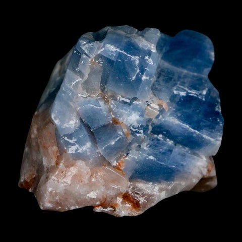 1.8" Natural Rough Ice Blue Calcite Crystal Mineral Specimen Nuevo Leon Mexico - Fossil Age Minerals