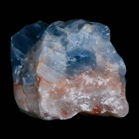 1.8" Natural Rough Ice Blue Calcite Crystal Mineral Specimen Nuevo Leon Mexico - Fossil Age Minerals