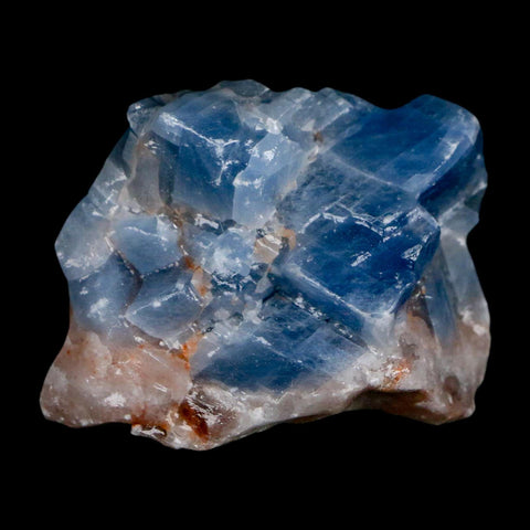 1.8" Natural Rough Ice Blue Calcite Crystal Mineral Specimen Nuevo Leon Mexico - Fossil Age Minerals