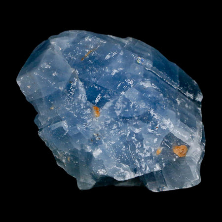2.3" Natural Rough Ice Blue Calcite Crystal Mineral Specimen Nuevo Leon Mexico