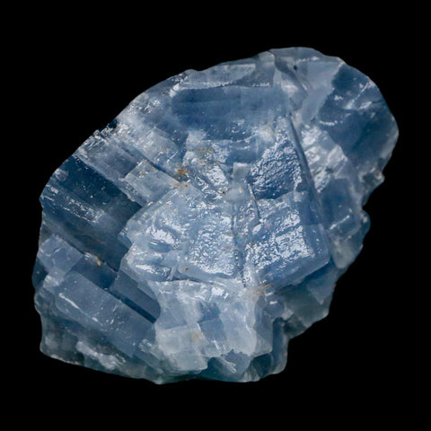 2.3" Natural Rough Ice Blue Calcite Crystal Mineral Specimen Nuevo Leon Mexico - Fossil Age Minerals