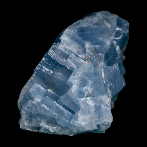 2.3" Natural Rough Ice Blue Calcite Crystal Mineral Specimen Nuevo Leon Mexico - Fossil Age Minerals