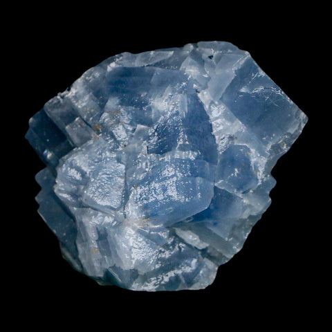 2.3" Natural Rough Ice Blue Calcite Crystal Mineral Specimen Nuevo Leon Mexico - Fossil Age Minerals