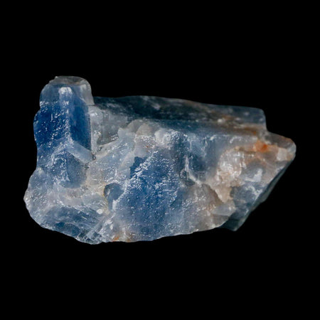 2.5" Natural Rough Ice Blue Calcite Crystal Mineral Specimen Nuevo Leon Mexico