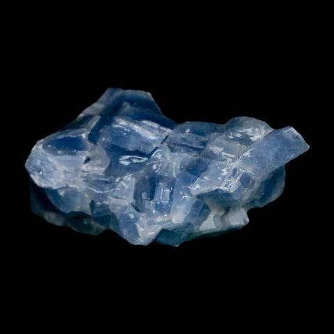 2.6" Natural Rough Ice Blue Calcite Crystal Mineral Specimen Nuevo Leon Mexico - Fossil Age Minerals