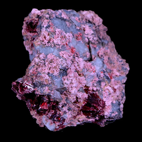 1.3" Erythrite Pink Cobalt Crystal Mineral Specimen Atlas Mountains, Morocco - Fossil Age Minerals
