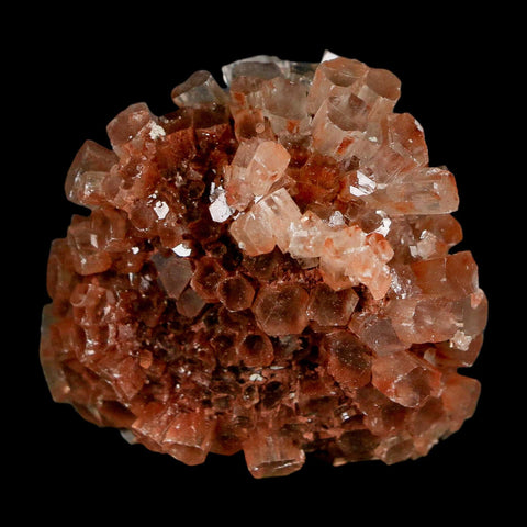 1.8" Aragonite Mineral Two Tone Crystal Cluster Specimen Tazouta Morocco - Fossil Age Minerals