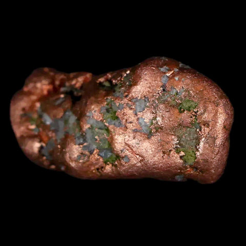 1.1" Solid Native Copper Polished Nugget Mineral Keweenaw Michigan - Fossil Age Minerals