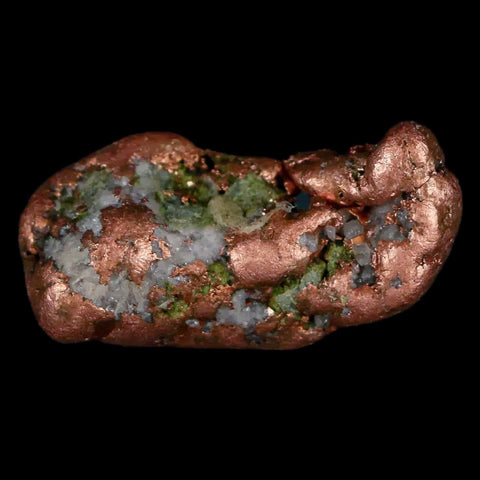 1.1" Solid Native Copper Polished Nugget Mineral Keweenaw Michigan - Fossil Age Minerals