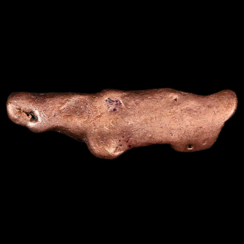 1.4" Solid Native Copper Polished Nugget Mineral Keweenaw Michigan - Fossil Age Minerals