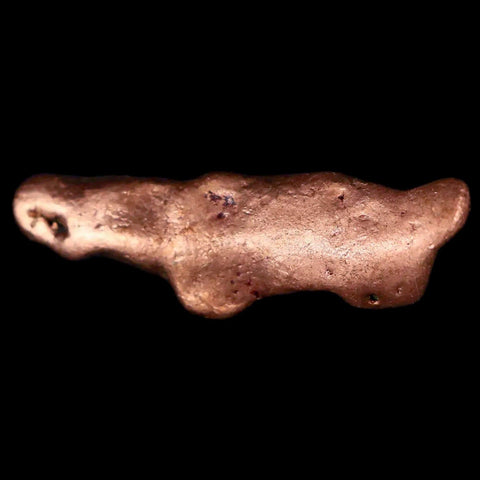 1.4" Solid Native Copper Polished Nugget Mineral Keweenaw Michigan - Fossil Age Minerals