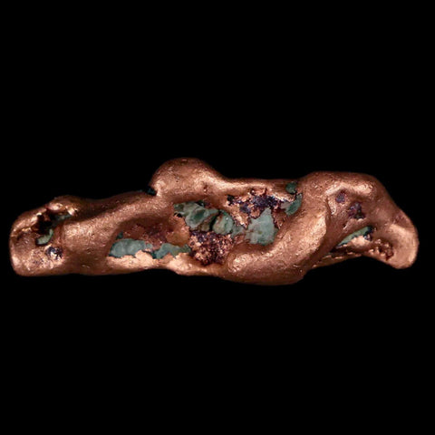 1.4" Solid Native Copper Polished Nugget Mineral Keweenaw Michigan - Fossil Age Minerals