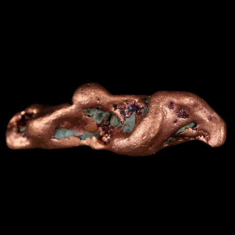 1.4" Solid Native Copper Polished Nugget Mineral Keweenaw Michigan - Fossil Age Minerals