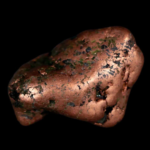 1" Solid Native Copper Polished Nugget Mineral Keweenaw Michigan - Fossil Age Minerals
