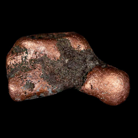 1.1" Solid Native Copper Polished Nugget Mineral Keweenaw Michigan - Fossil Age Minerals